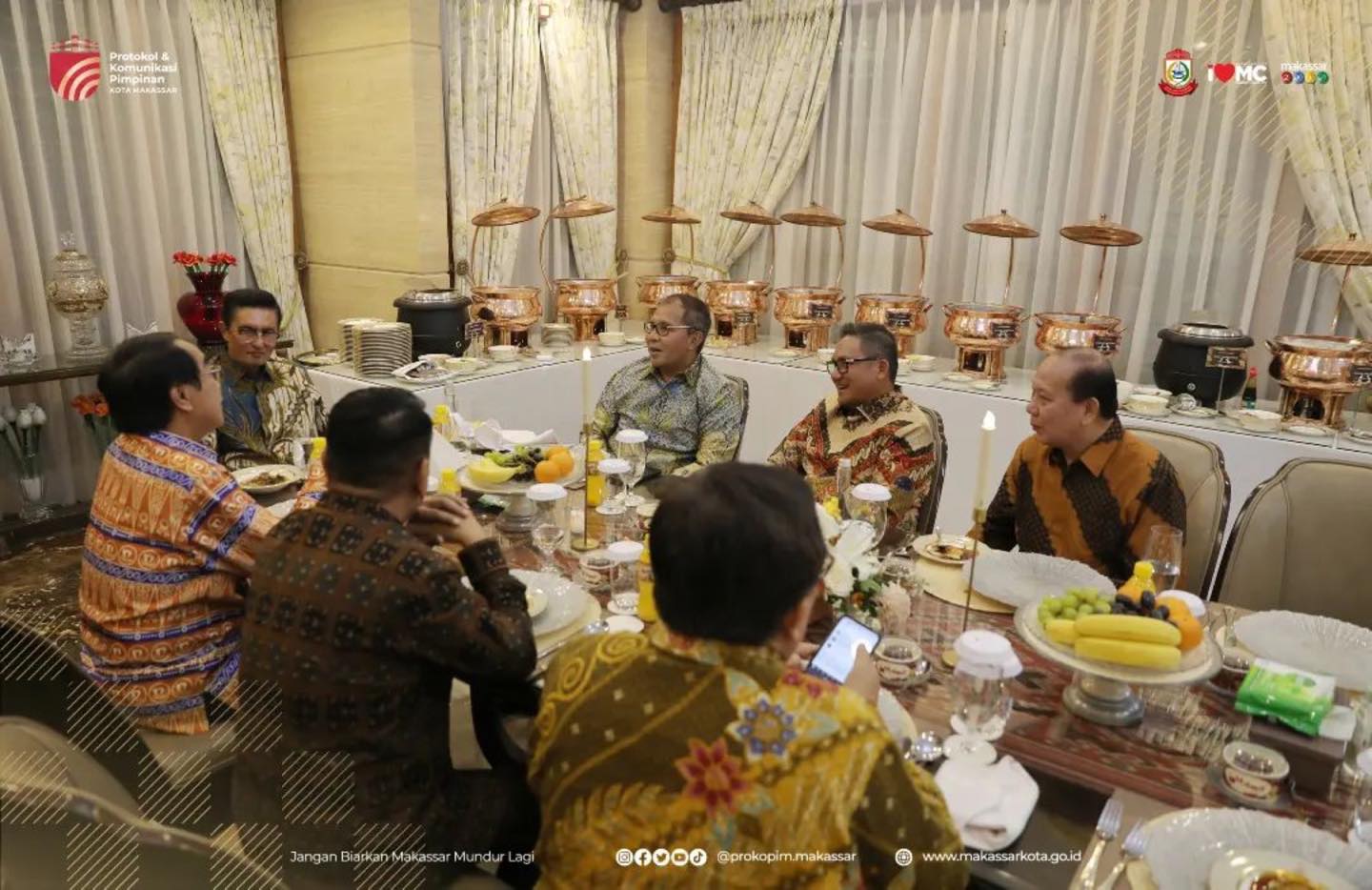 Wali Kota Danny Pomanto Terima Kunjungan Silaturrahmi Wakil Ketua MPR Fadel Muhammad